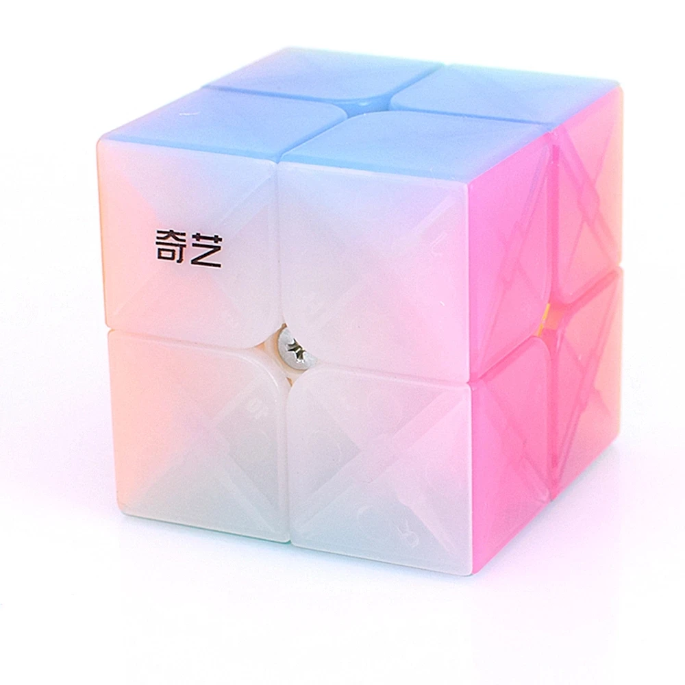 Волшебный куб Qiyi Qidi S Jelly 2x2x2 2 x2 скоростные кубики без наклеек пазл Cubo