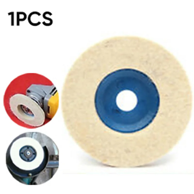 

100mm 4inch Wool Felt Buffing Wheel Polishing Disc Pad For Angle Grinder Tools Parts Abrasive Tools Accessories Polishing Wheel