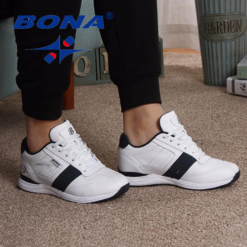 BONA New Men's Walking shoes Lace Up Comfortable Cushioning  Breathable Gym Sneakers Outdoor Jogging Fitness Athletic Shoes