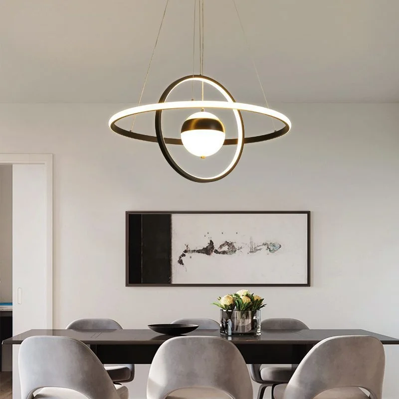 

Modern Pendant Light Minimalist Hanging Lighting Dining Room Led Bedroom Lamp Home Living Room Study Chandelier for Home Decor