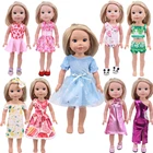 Одежда для кукол, длинное платье для куклы 14,5 Дюймов, американская Нэнси и 36 см, Paola Reina, Милая юбка с принтом, 16 Blyth, игрушки