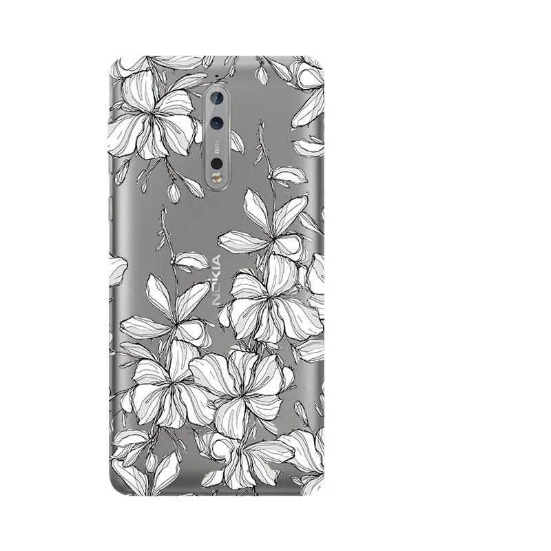 Мягкий ТПУ чехол для Nokia 8 s полная Защита задняя крышка Nokia8 5 3 &quotзадняя телефона