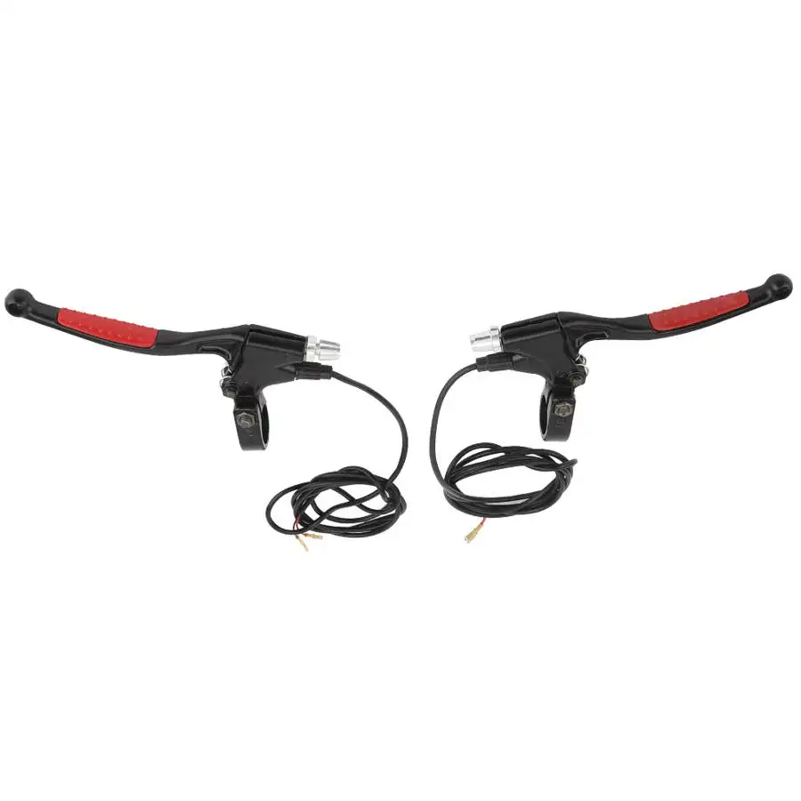 

2pcs Aluminum Bicycle Brake Lever Electric Brake Handle for Electric Bicycles Scooters Electric Brake Handle Bicycle Parts