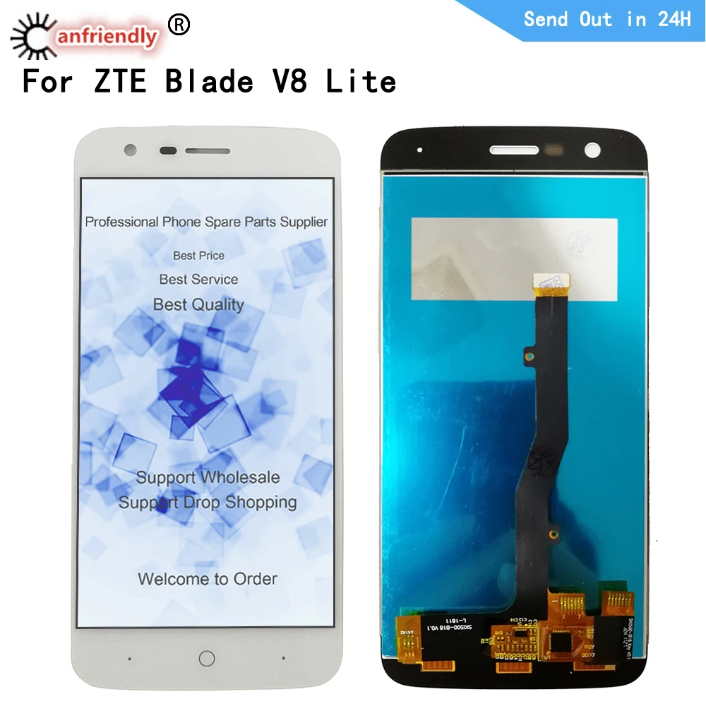 5 0 &quotЖК дисплей для zte Blade V8 lite V8SE ЖК + сенсорная панель сменный модуль дигитайзера