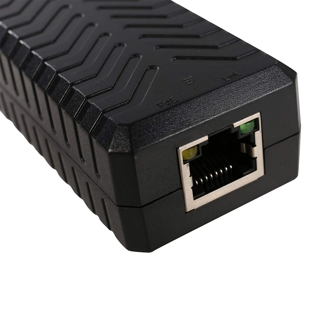 1 порт 10/100 м PoE удлинитель IEEE802.3af для Ethernet систем безопасности IP камера