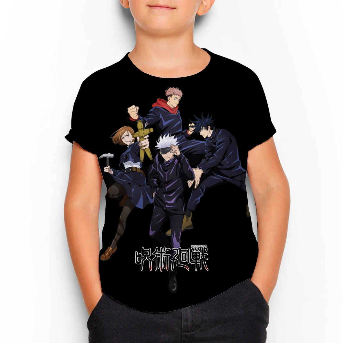 

New Anime Jujutsu Kaisen 3D Cool T Shirts Funny Streetwear Summer Children's Oversized T Shirt Boy Girl Short Sleeve Tee Tops