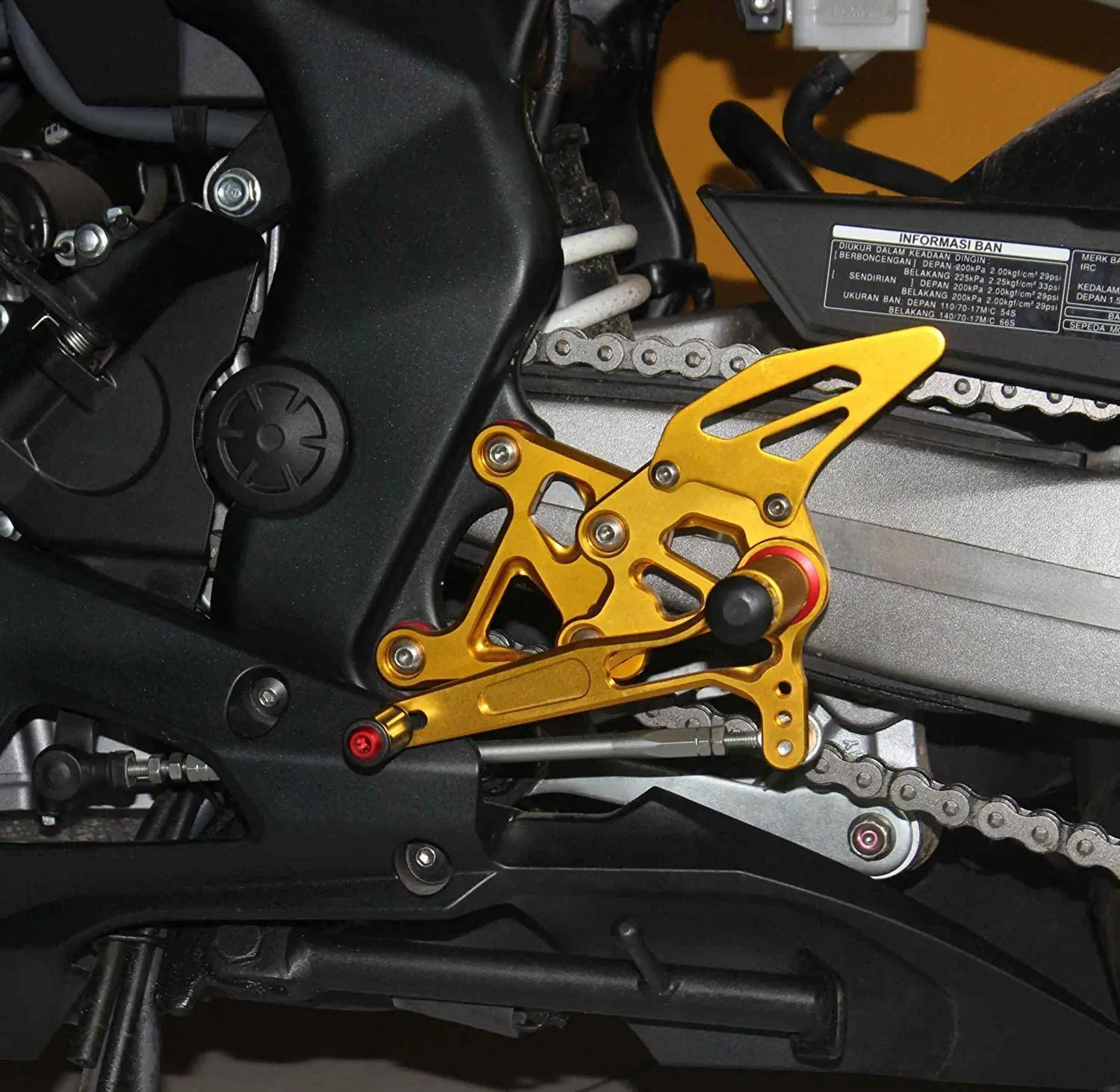 

Rearset Footrests For CBR250 RR Motorcycle Adjustable Rear Set Foot Pegs Footpegs For Honda CBR250RR CBR 250RR 2017-2019