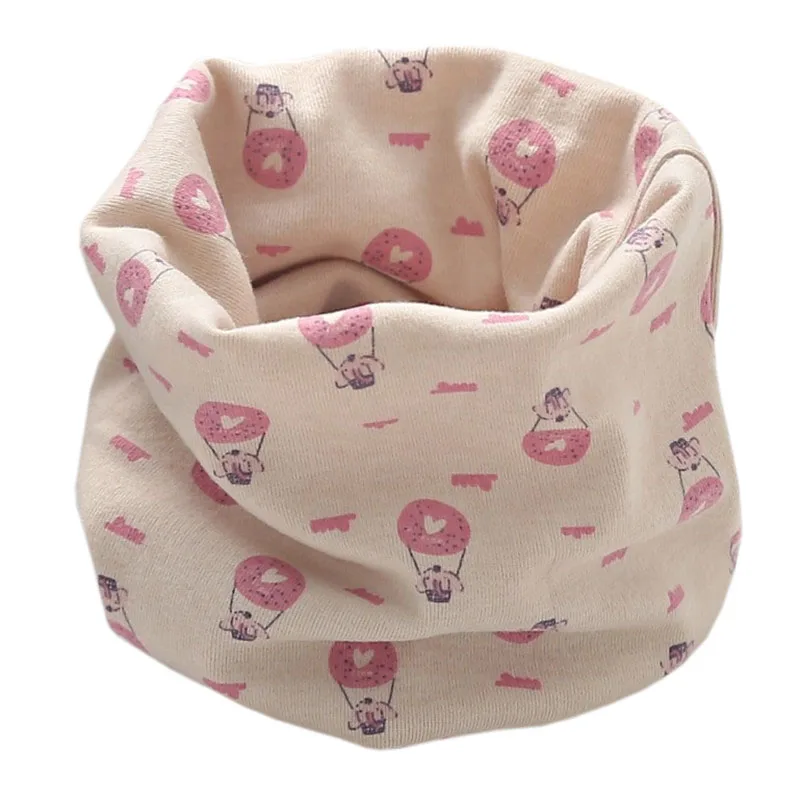 2022 New Spring Children's Cotton Scarf Autumn Winter Baby Bibs Kids Boys Girls Scarves O Ring Collar Bib Burp Cloths | Детская