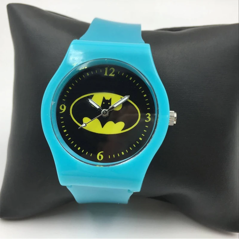 Детские часы для мальчиков водонепроницаемые Студенческие Кварцевые с синим