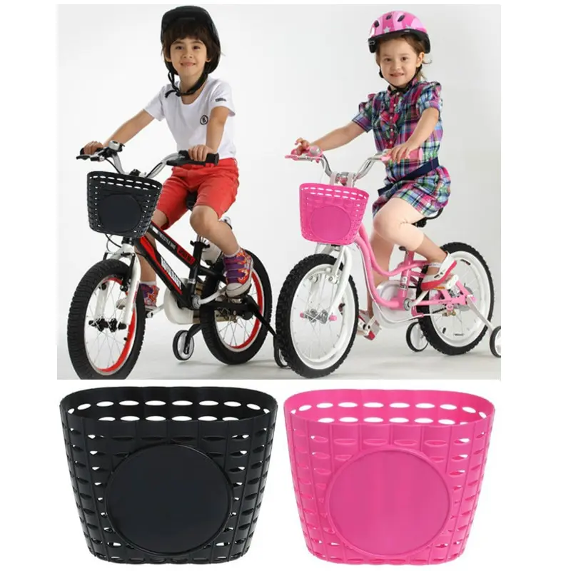 

Children Bicycle Basket Scooter Children's Bicycles Front Item Hollow Storage Baskets Bike Shopping Accessories