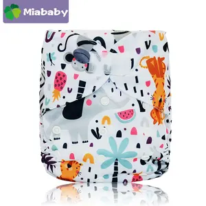 Miababy, 10 шт.лот, большой размер XL, карманные тканевые подгузники для детей, сохраняющие сухость, Внутренний регулируемый размер, подходит для талии 36-58 см, для малышей