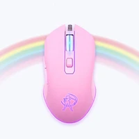 2021 new gaming mouse silent click 7 colors led light optical game mice ergonomic usb wired with 3200 dpi and 6 buttons for pc