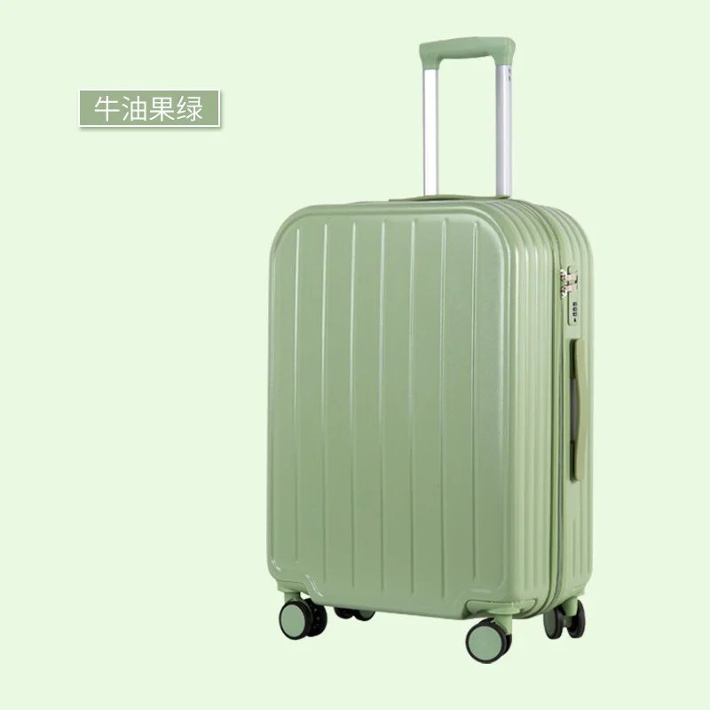 20/22/24/26/28 Inch Candy-colored Luggage Women's Small Sturdy Suitcases Set Password Box Lightweight Travel Suitcase on Wheels