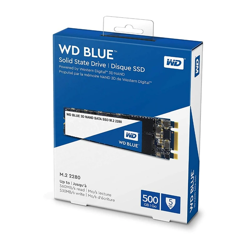 Внутренний жесткий диск Western Digtal Blue WD 3DNAND SSD 250 ГБ 500 Гб ТБ внутренний интерфейс SATA 6