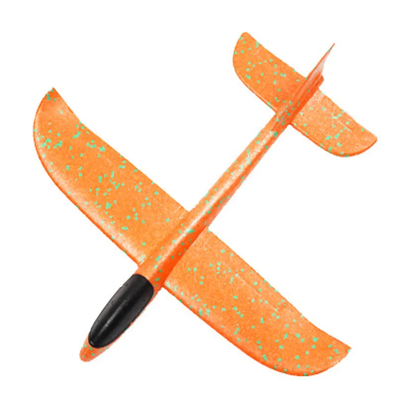 48 см с лампой ручной бросок Летающий планер игрушка самолет пенопласт модель