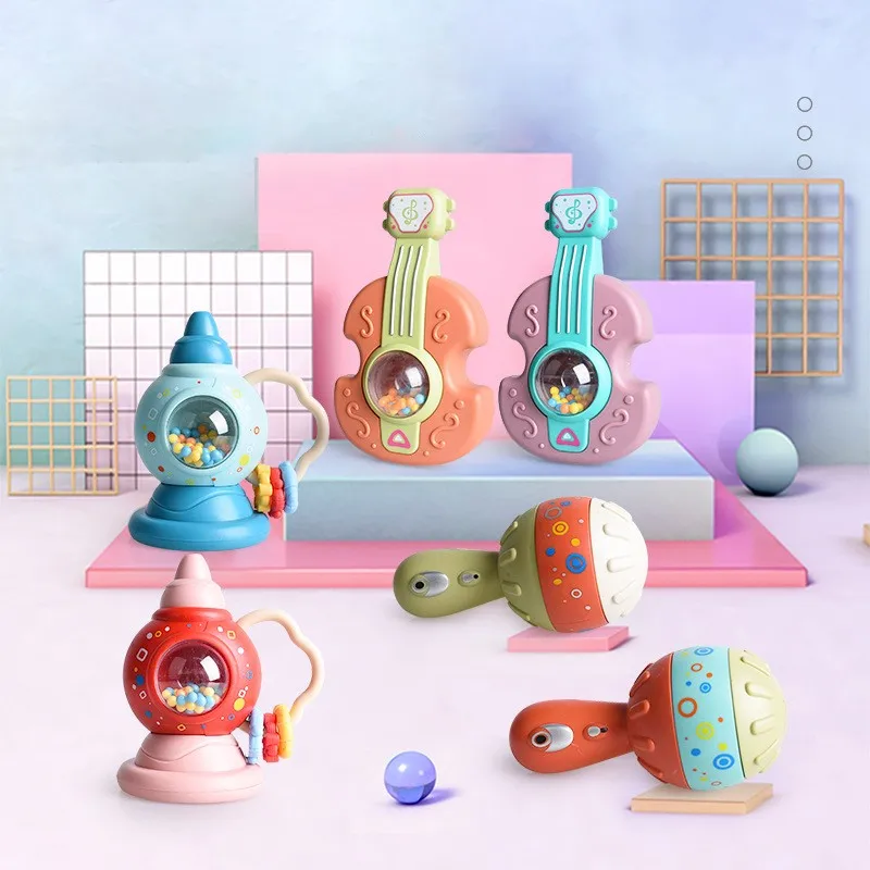 

Baby Toy Fun Little Loud Bell Baby Ball Rattles Toy Develop Baby Intelligence Grasping Toy Hand Bell Rattle Toys For Baby Infant