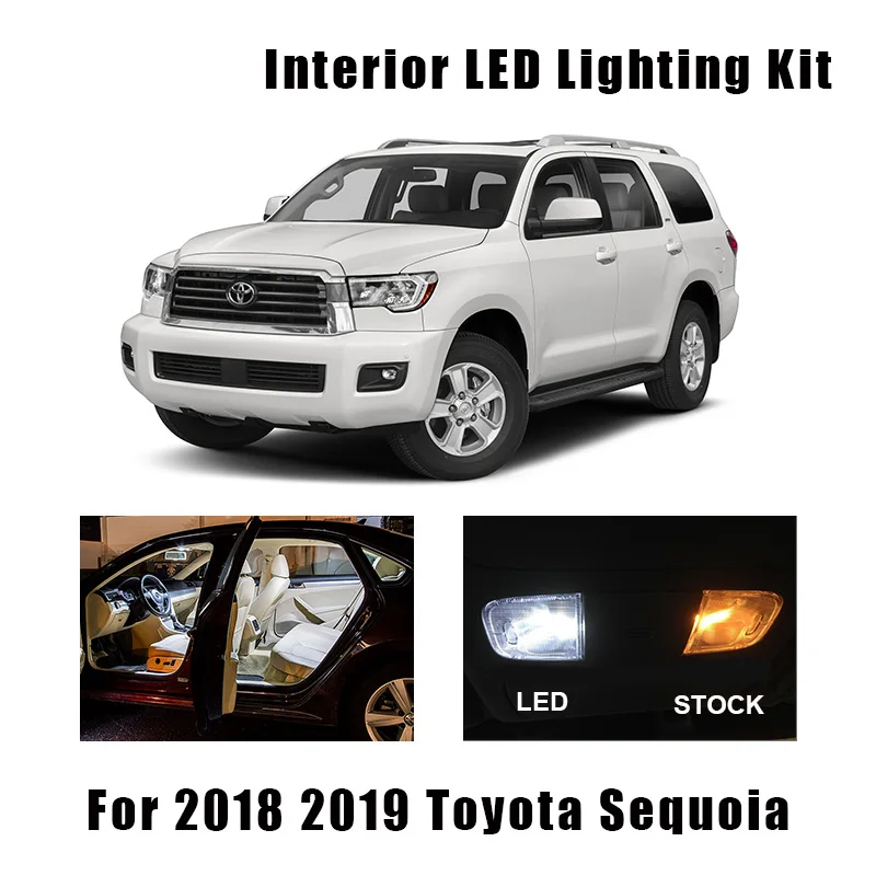 14 шт. белый светодиодный светильник для интерьера без ошибок набор ламп подходит