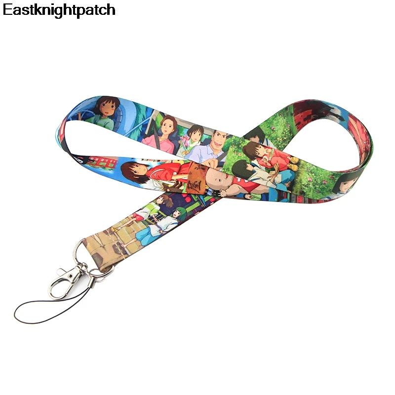 Забавный ремешок на шею с мультипликационным захватом ремешком для ключей