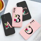 Буквы Алфавита цветок Honor 30 Чехол BMH-AN10 чехол для телефона из мягкого силикона ТПУ с рисунком крышка для Huawei честь 30 Pro Plus EBG-AN10 Honor30 + бампер