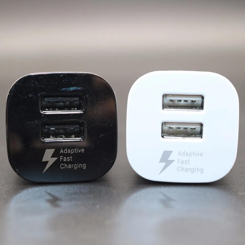 Оригинальное автомобильное быстрое зарядное устройство Samsung USB адаптер и кабель