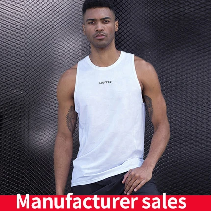 Мужская компрессионная майка Спортивная для фитнеса без рукавов 2019|Беговые