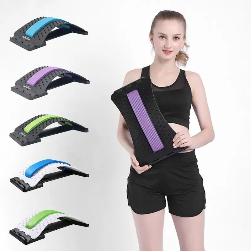 Массажер для спины устройство растяжки талии и шеи расслабление облегчение боли