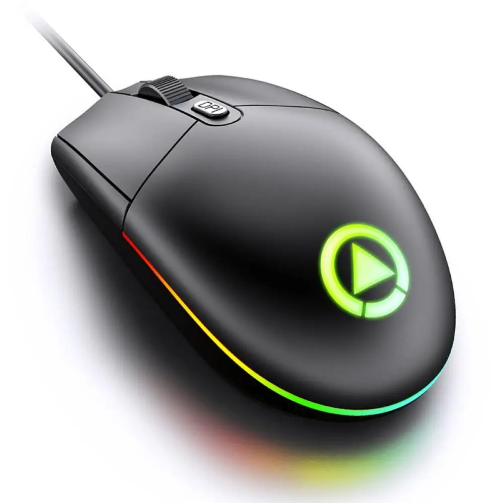 

50% Off Color LED Adjustable DPI USB Wired Mice Silent Gaming Mouse for Laptop Computer