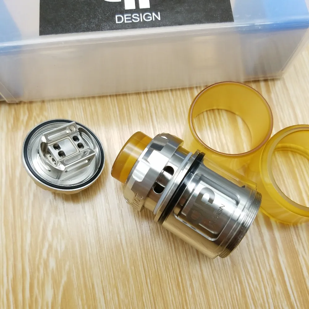 QP Juggerknot стиль 24 мм RTA 4/6 мл перестраиваемый бак атомайзер верхний поток воздуха в