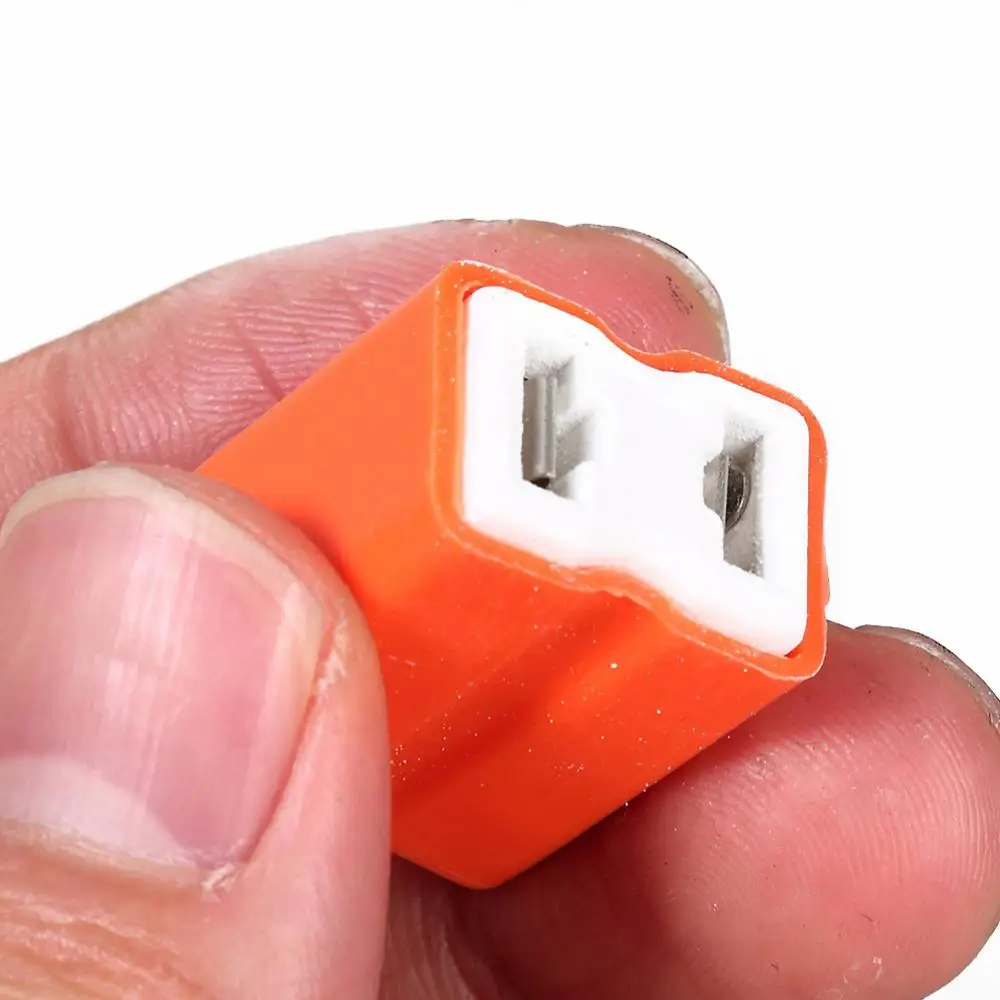 

50% Dropshipping2Pcs/Set H7 Ceramic Car Headlight Connector Plug Socketes with Cable Adapter Suitable For H7 Bulbs