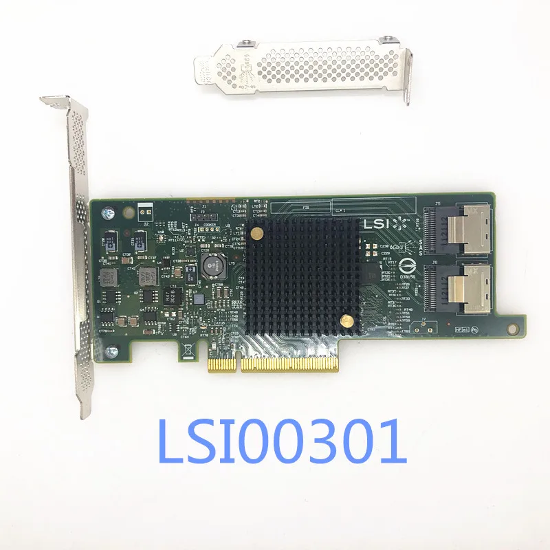 Контроллер карты LSI00301 SAS2308 9207-8i 8 Порты и разъёмы внутренний SAS/SATA 6 ГБ/сек. PCI Express 3 0