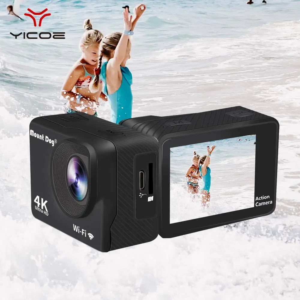 2 0 &quotHD Водонепроницаемая 4K экшн спортивная видеокамера WiFi Пульт дистанционного