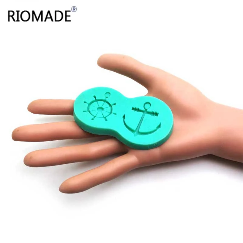 Силиконовая форма с якорем для украшения торта F0200CM | Дом и сад