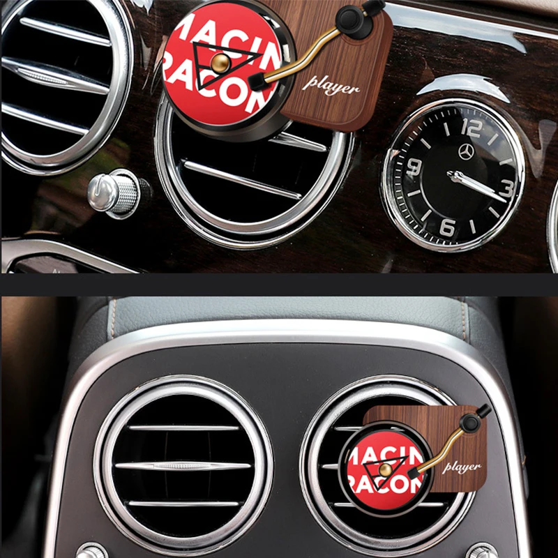 

Phonograph Style Car Air Vent Freshener Perfume Clip Fashion Trend Car Interior Ornaments Car Decoration Factory Wholesale Price