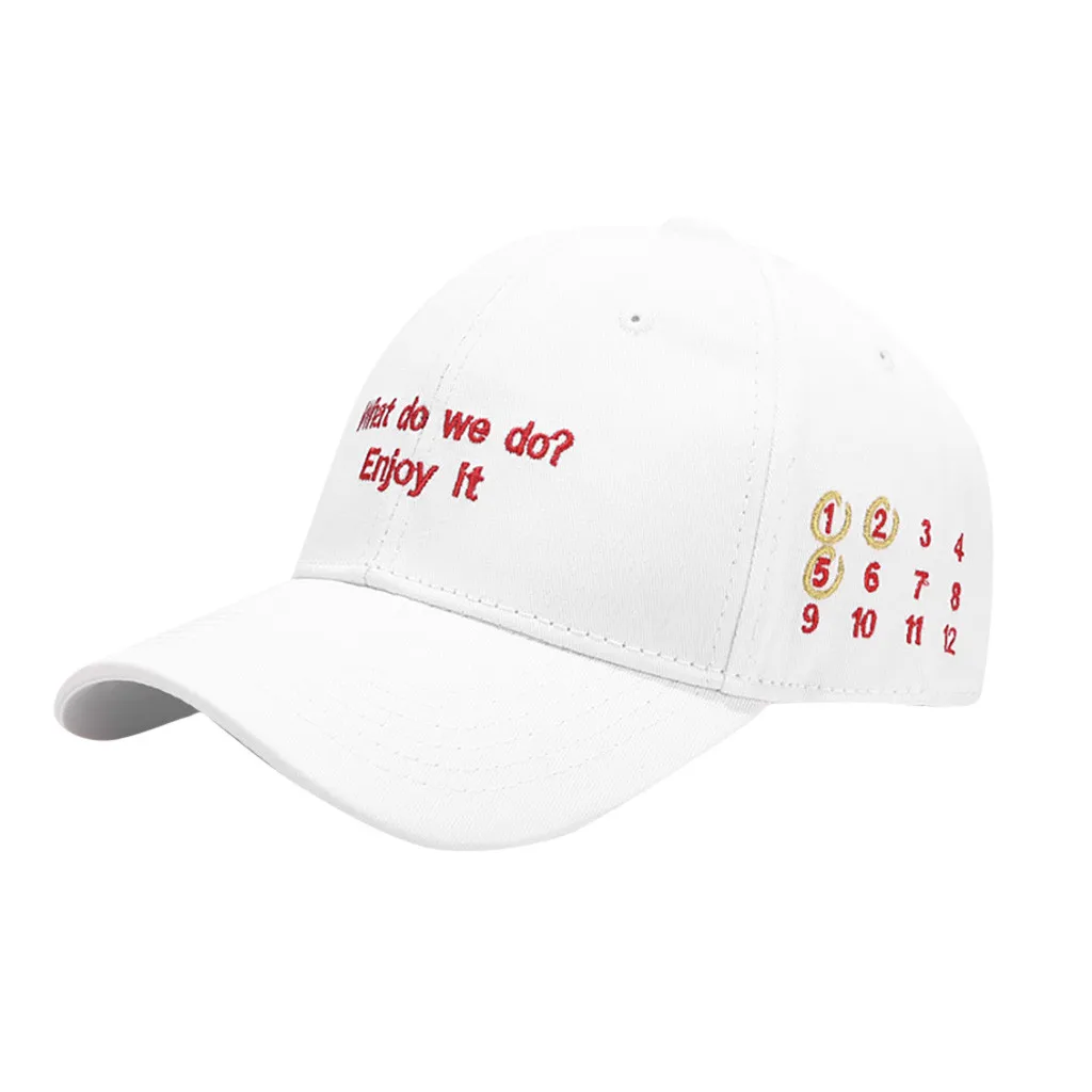 Fashion Men And Women Lovers Baseball Cap Letter Embroidery Peaked Sun Hat | Аксессуары для одежды