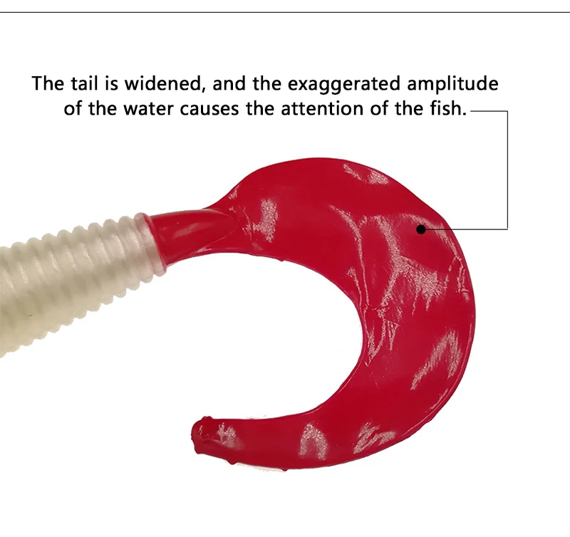 10 шт./лот, кудрявые приманки с длинным хвостом, мягкие приманки для ловли червей, 85 мм, 5,7 г, светящаяся бионическая приманка, искусственная силиконовая приманка, приманка для ловли карпа, окуня