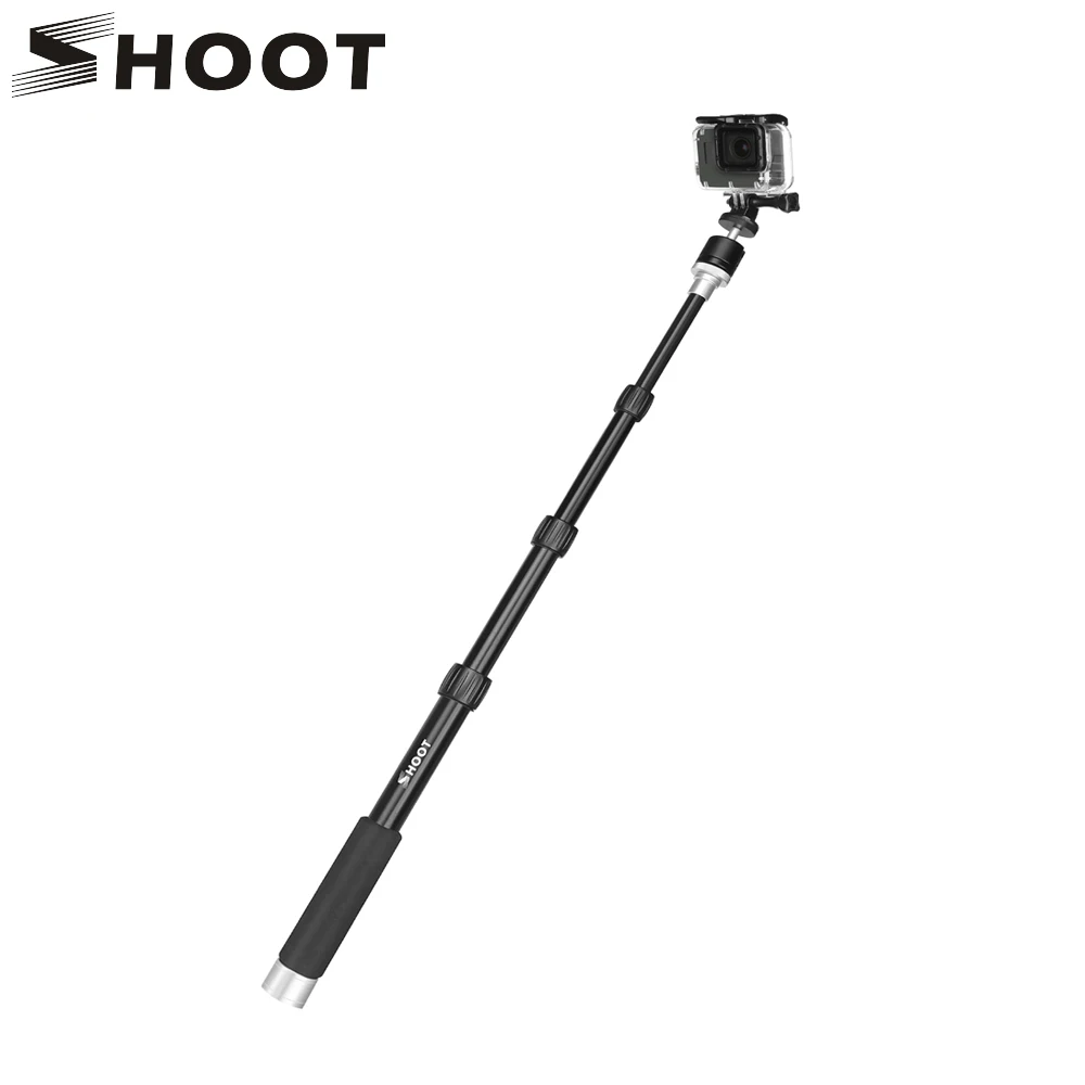 SHOOT XT 443 96 см портативный алюминиевый монопод для камеры GoPro Hero 7 6 5 4 Xiaomi Yi 4K Canon H9 dslr