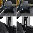 4 шт. Автомобильная подушка для шеи, подголовник, поддержка подушки и ремня безопасности, плечевой ремень