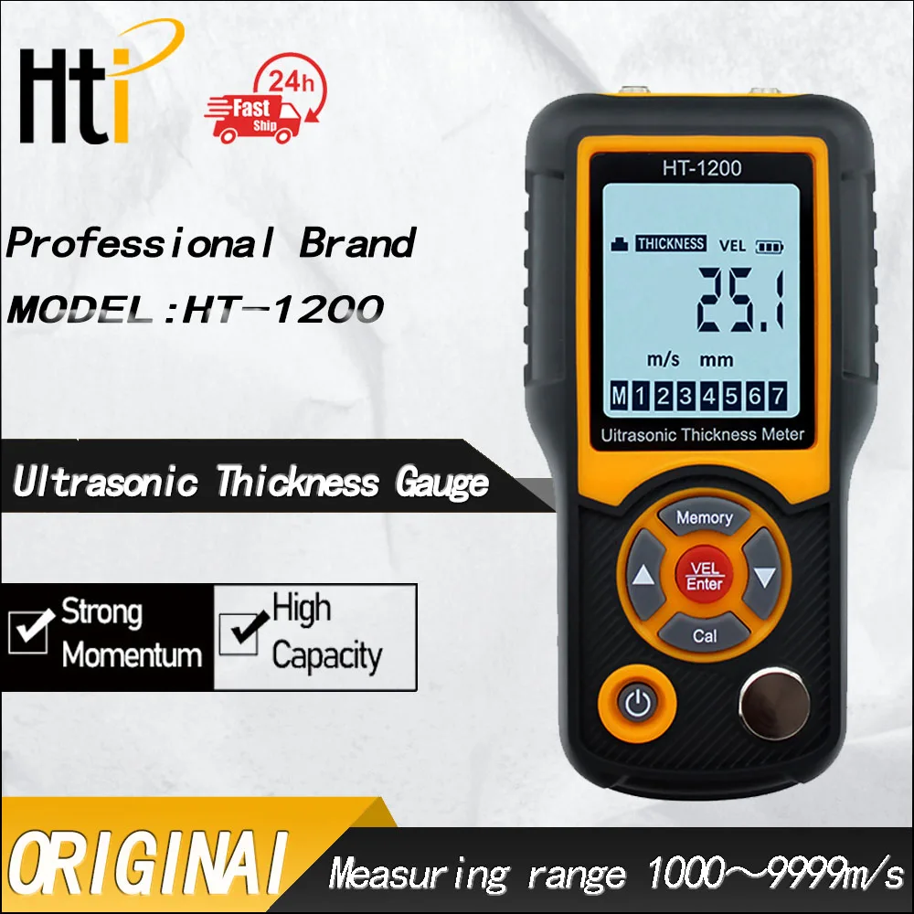 Ультразвуковой толщиномер Hti цифровой измеритель ширины автомобильной краски |