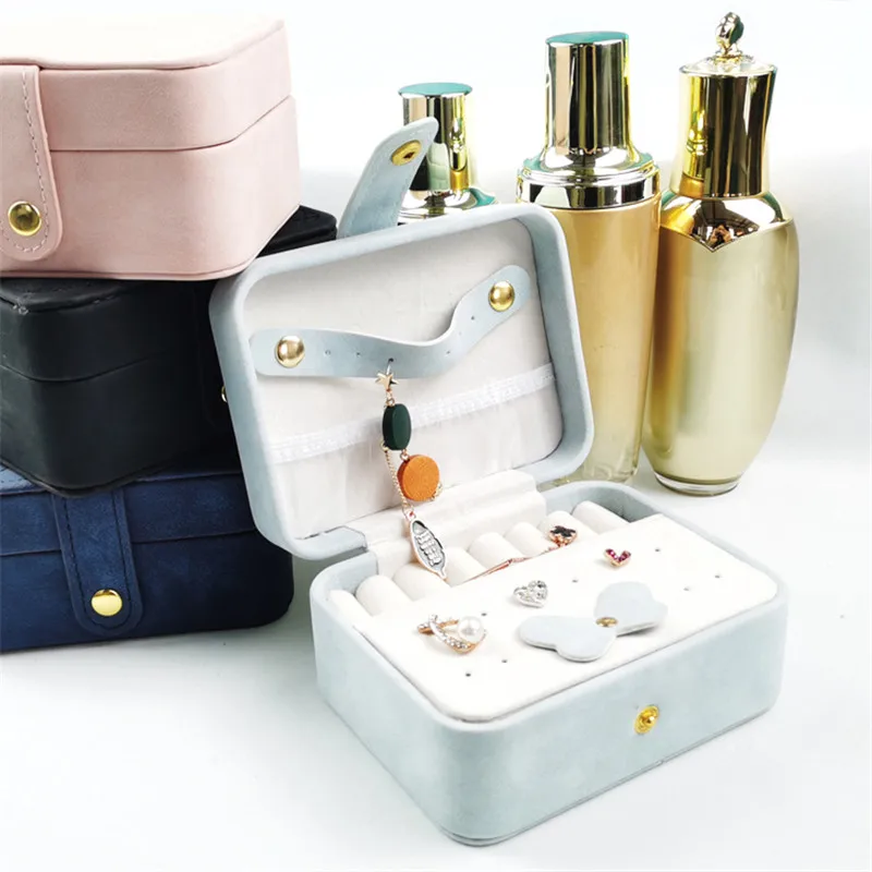 Новинка 2020 коробка для хранения ювелирных изделий кожаное кольцо с гробом серег