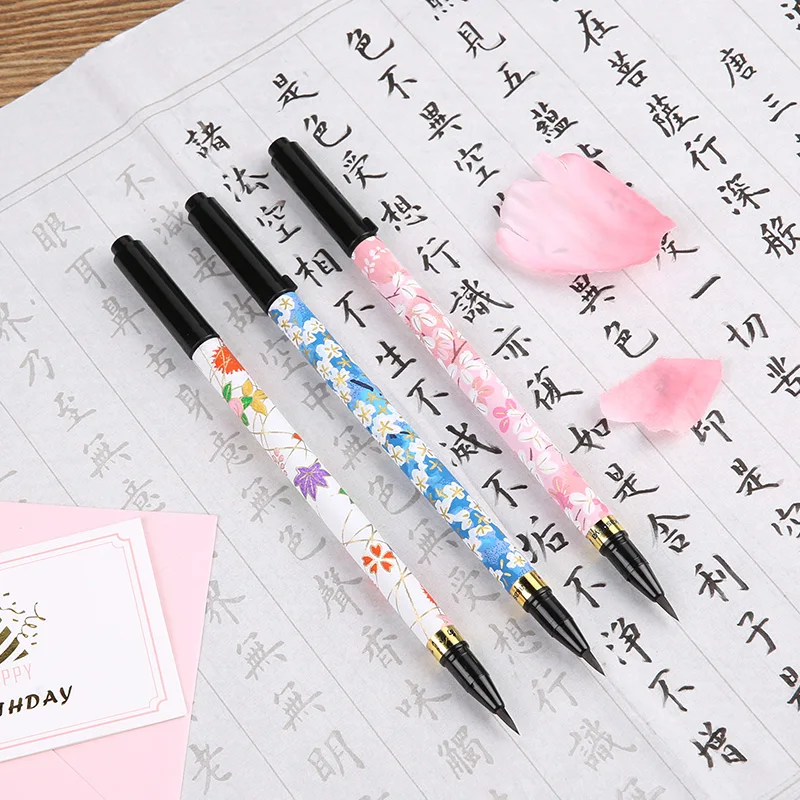 1 шт. разные цвета Sakura выберите Akashiya мягкая ручка кисть для письма начинающих