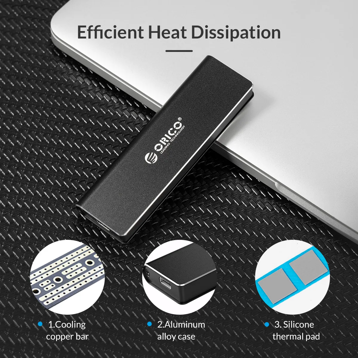 ORICO M.2 Накопитель SSD с протоколом NVME корпус Тип C USB 3,1 SSD корпус Поддержка 10 Гбит/с UASP M.2 USB NVME корпус алюминиевый жесткий диск коробка