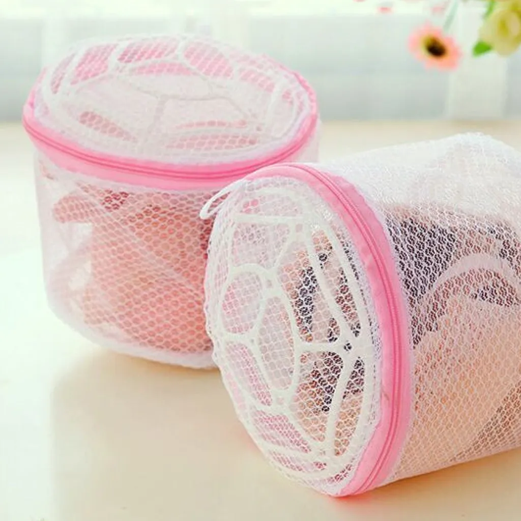 

Bra Laundry Bag New Lingerie Underwear Bra Sock Laundry Washing Aid Net Mesh Zip Bag Rose Bra Waszak