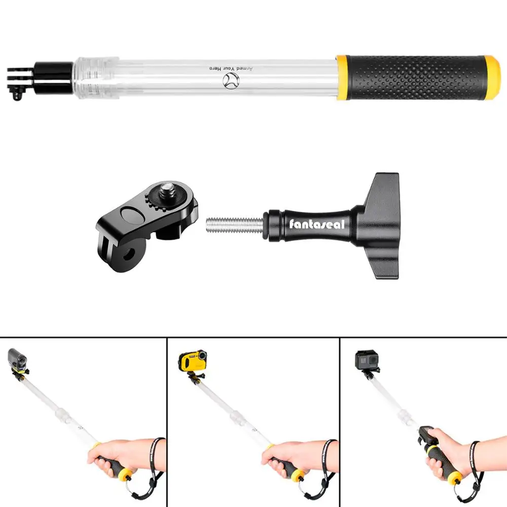 2-секционный раздвижной плавающий полюс 45-80 см для дайвинга серфинга