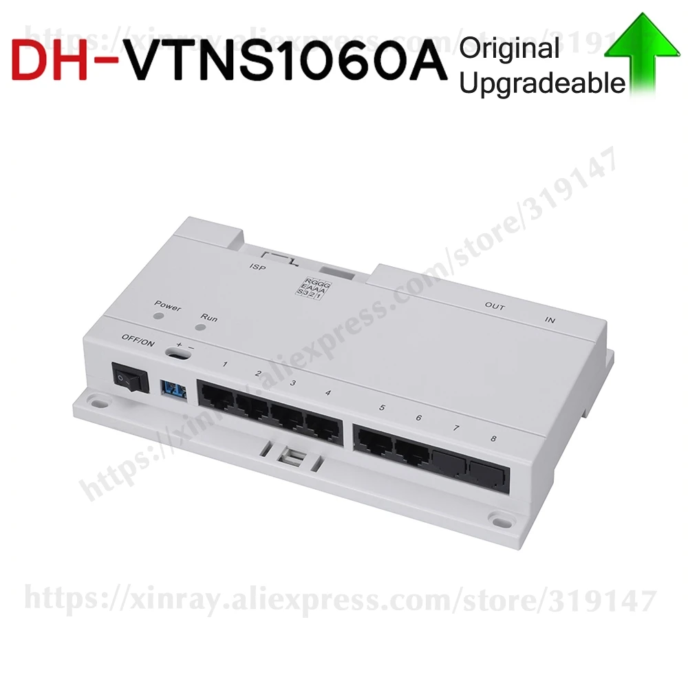 Зазор Dahua VTNS1060A видеодомофон POE переключатель для ip-системы VTO2000A подключение Макс 6 внутренних мониторов