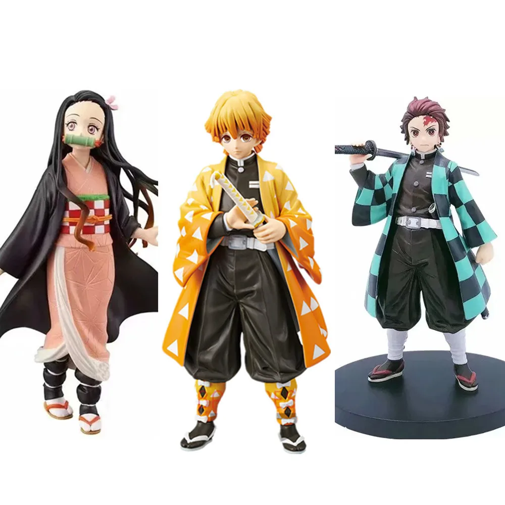 Демон убийца аниме Kimetsu без Yaiba фигурка фигурки камадо Tanjirou Nezuku Agatsuma Zenitsu модель