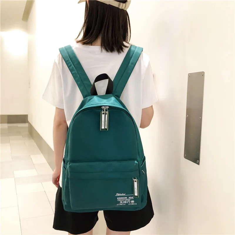 

GALANODEL Waterproof Nylon Women Backpack Female Fashion Printing Academic Style Schoolbag for Teenage Girls Travel Bags Mochila