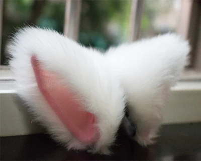 Горячая новинка, кошачьи ушки, зажим для костюма, вечерние, COS, кошачьи ушки, на Хэллоуин, милые, необычные, косплей, вечерние, аниме, кошачьи ушки, клипсы, пара заколок - Цвет: A