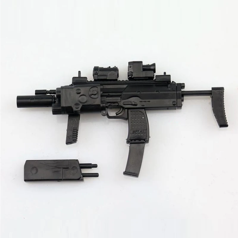 1:6 весы MP7 индивидуальных оружие самообороны пластиковые сборные боевое модель