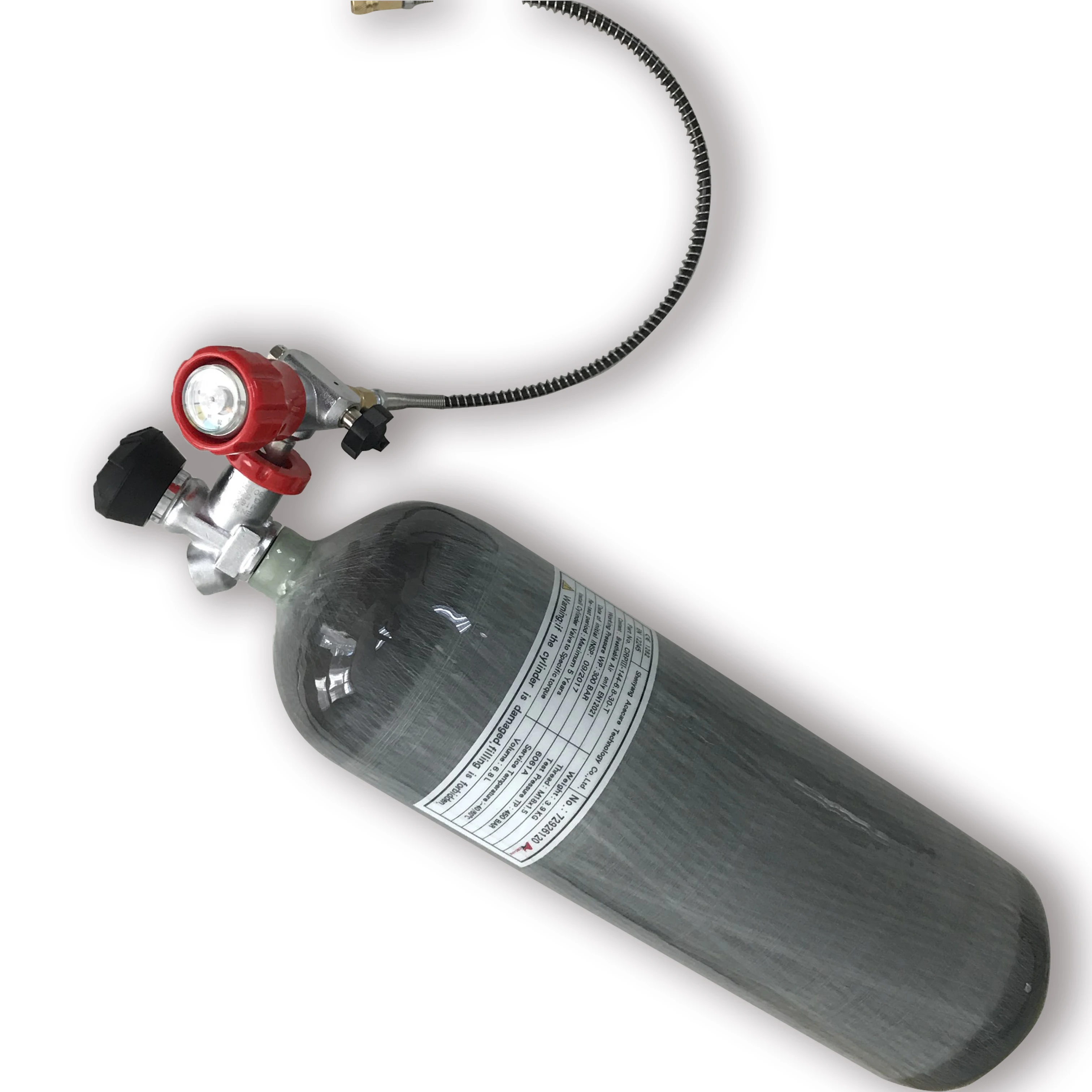 Preise AC168 Acecare Scuba 6.8L 4500Psi Carbon Gas Zylinder Für Tauchen PCP Luftgewehr Luftgewehr Airforce Condor Ventil Füll Station