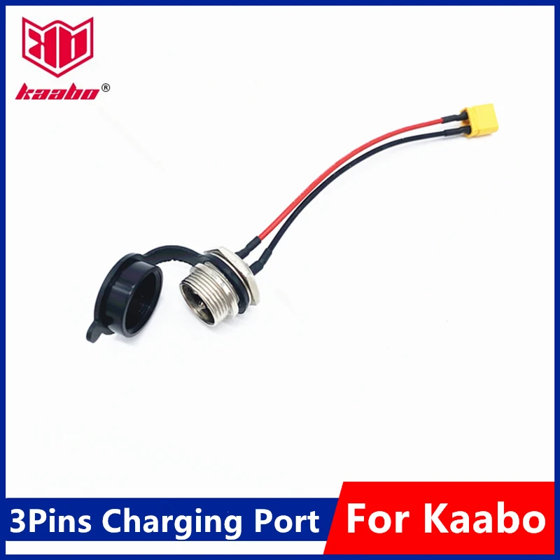 

Original Charging Port For Kaabo Wolf King GT Wolf Warrior Mantis 10 Mantis 8 Charging Ports 3 Pins Socket Plug Control Parts
